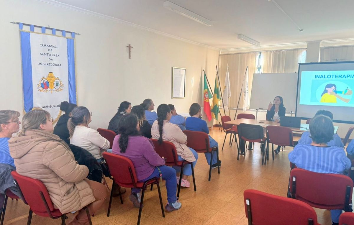 Mangualde: Santa Casa de Mangualde reforça formação em inaloterapia para melhorar cuidados clínicos