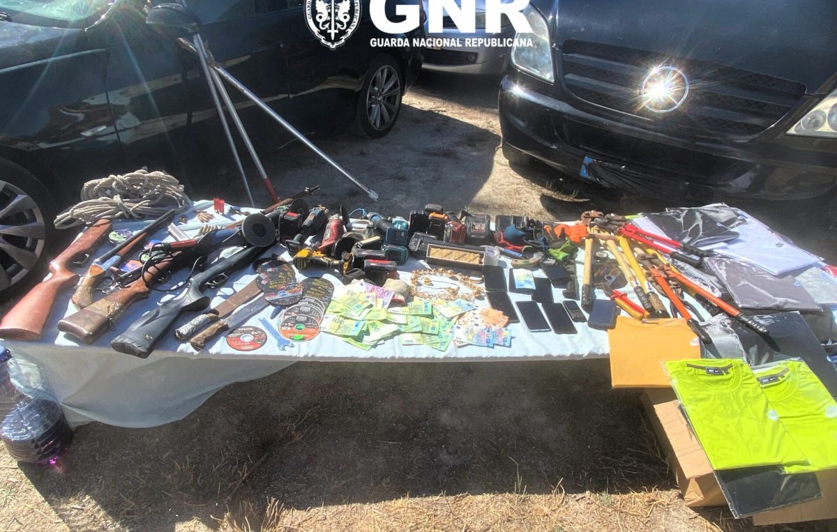 Sete detidos por furtos de cobre em operação da GNR que abrangeu Mangualde