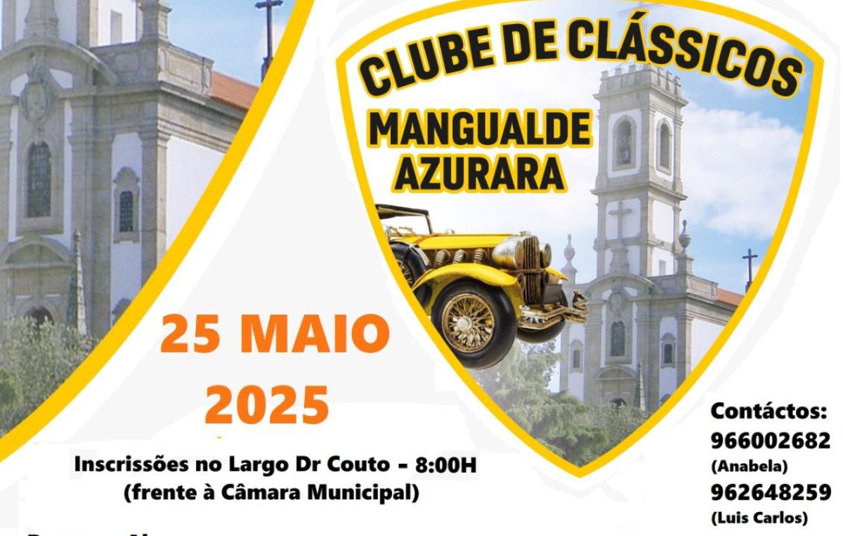 Mangualde recebe Encontro de Carros Clássicos