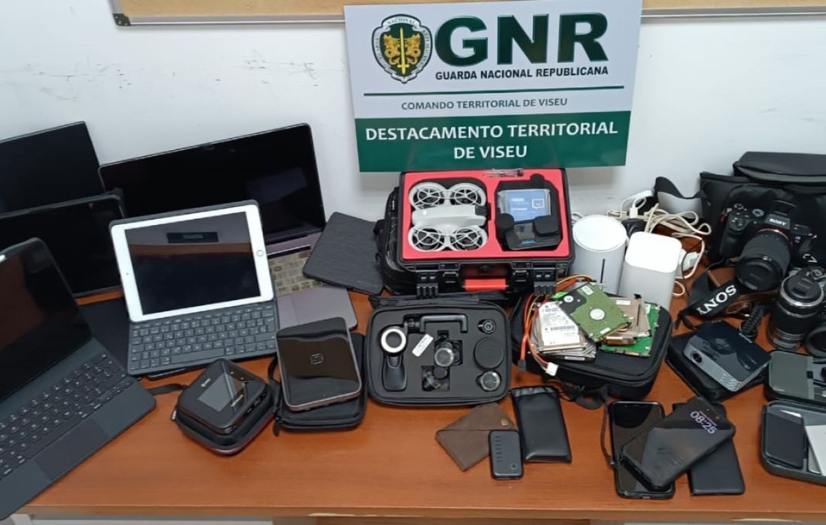 Viseu – GNR apreende material informático e eletrónico por devassa da vida privada